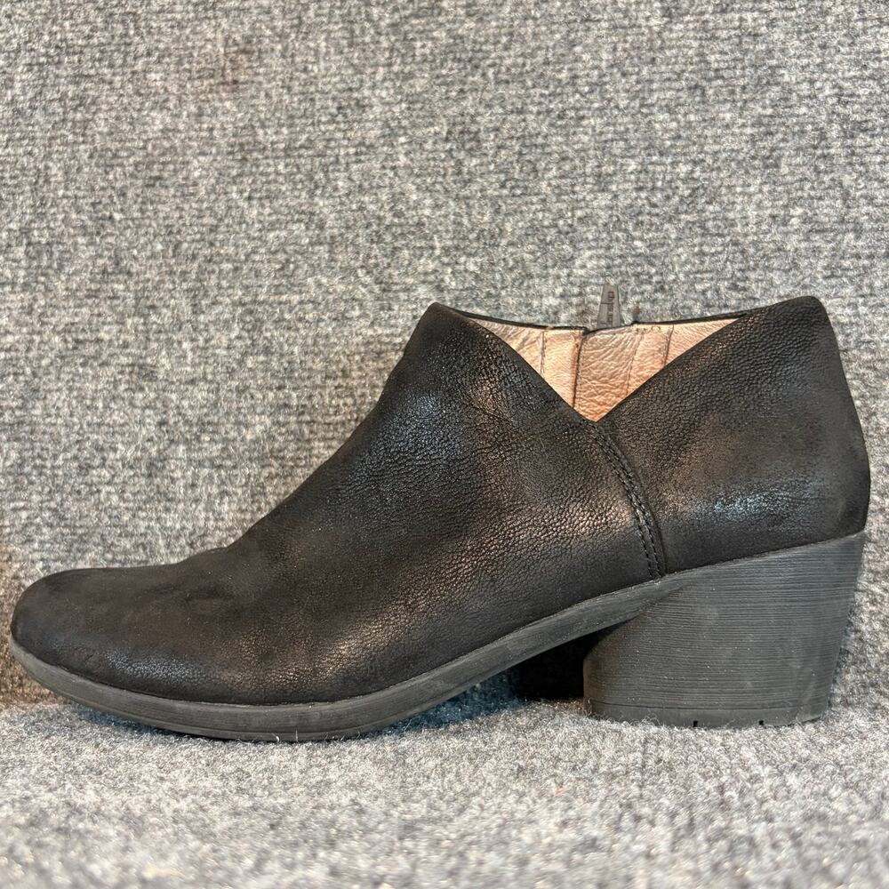 Dansko Professional Black Box Leather Closed Back Clogs Slip-On Shoes EU 42 12